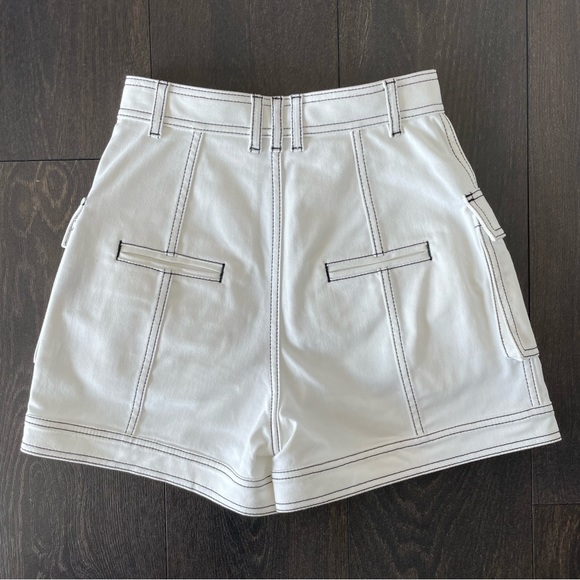 Balmain White Cargo Shorts - Picture 5 of 6